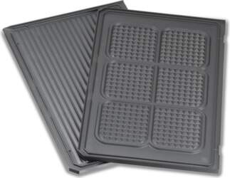 Steba Grill Plate: Bottom, Fluted., -