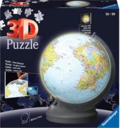 Ravensburger 3D puzzle globe with light