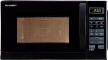 Sharp R-642BKW, microwave (black)