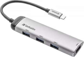 Verbatim USB-C multiport hub 4xUSB 3