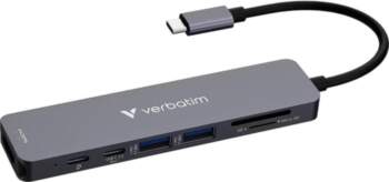 Verbatim USB-C Essentials Multiport Hub, Card