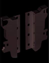 Back wall connector, medium, white