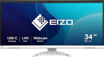 EIZO FlexScan EV3450XC-WT, LED monitor -