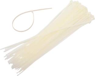 AWTOOLS OPASKA PLASTIK BIAŁA 4,8x450/100szt