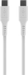 Fixed USB-C kabelis, FIXDLS-CC2-WH, 2m, 60W
