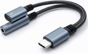 Adapter USB-C 2w1 | USB-C |