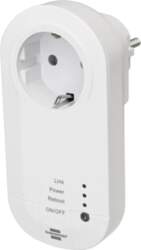 Brennenstuhl Wifi socket, switchable socket (white)