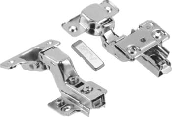 Concealed hinge  with eccentric adjustment of