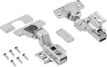 Hydraulic cup hinge concealed + roller