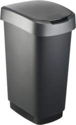 ROTHO Twist Silver - trash bin