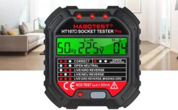 Socket tester with digital display Habotest