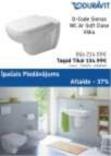 Duravit D-code piekaramais pods ar SC