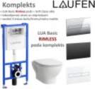 Komplekts Laufen LUA Basic Rimless pods