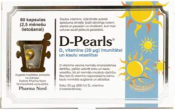 D-Pearls, 80 kapsulas