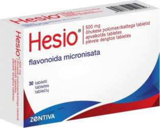 Hesio 500mg, 30 tabletes