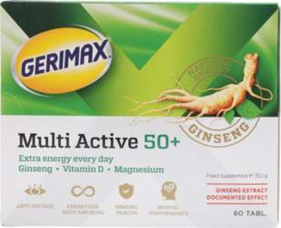 Gerimax Multi Active 50+, 60 tabletes