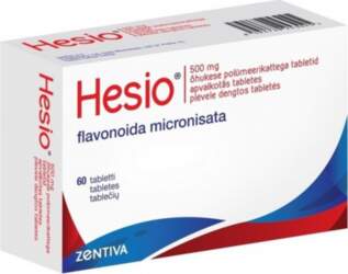 Hesio 500mg, 60 tabletes
