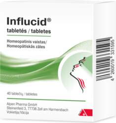 Influcid, 40 tabletes