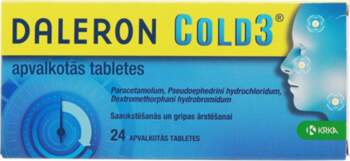 Daleron Cold 3, 24 tabletes