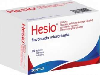 Hesio 500mg, 120 tabletes