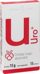 Formula Vitale Uro+, 15 kapsulas