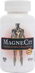 MagneCit magnija citrāts, 100 tabletes