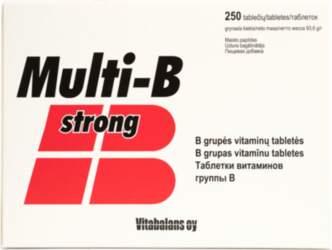 Multi B Strong, 250 tabletes