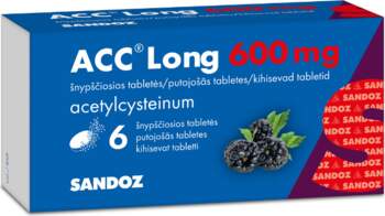 ACC Long 600, 6 putojošās tabletes