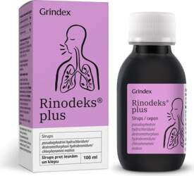 Rinodeks Plus sīrups, 100 ml