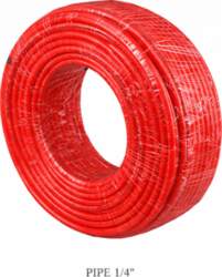 Caurule 1/4`` RED 100m roll