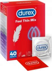 Durex Feel Thin Mix 40 kastīte