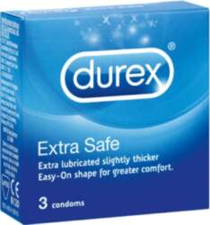 Durex Extra Safe 3 gab. kastite