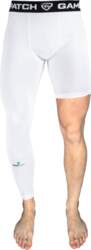 (67196-White-S) GamePatch Single-leg compression tights (RIGHT)