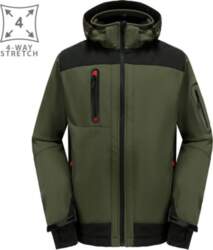 (ACROPOLISOGS&PESSO) Softshell jaka Acropolis, ar kapuci