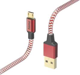 (T-MLX57707) Reflective Charging Cable, USB-A -