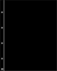 (313914) Folio plastic sheets interleaves, black