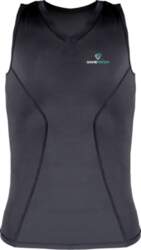 (67155-Black-L) GamePatch Sleeveless compression shirt -