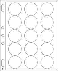 Plastic sheets ENCAP, clear pockets for