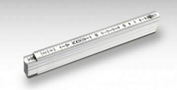 (01704&STAB) plastic folding rule 1m type