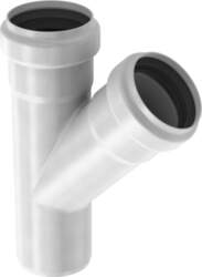 (417366) Pipe viens atzars 40/45° EPDM