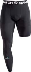 (67192-Black-L) GamePatch Single-leg compression tights (RIGHT)