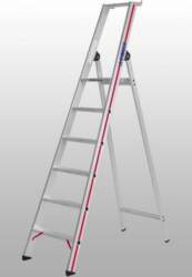 (802610&HYMER) Step ladder with platform, 10
