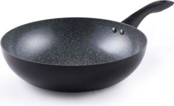 (T-MLX63257) Marble Ceramic 28cm Stir-Fry Pan