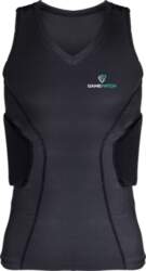 (67047-Black-S) GamePatch Padded compression shirt PRO