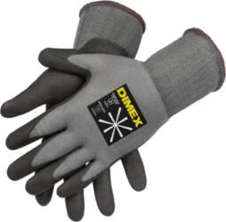 (7200-12&DIMEX) Work gloves, nitrile coated, polyester