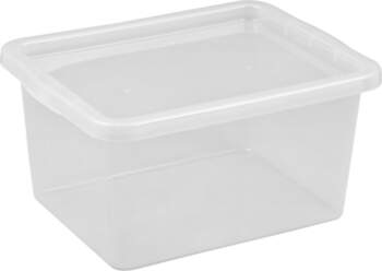 (97136) Kaste Basic 20L caurspīdīga ar