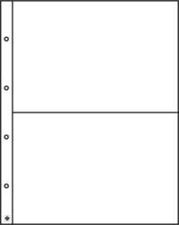 (317693) Folio plastic sheets, 2- way