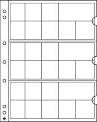 (338425) Numis coin sheets, for 3