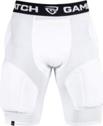 (67009-White-M) GamePatch Padded compression shorts PRO
