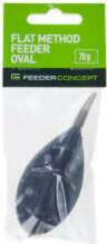 (FC601-070) Fīderbarotava Flat Method OVAL Feeder